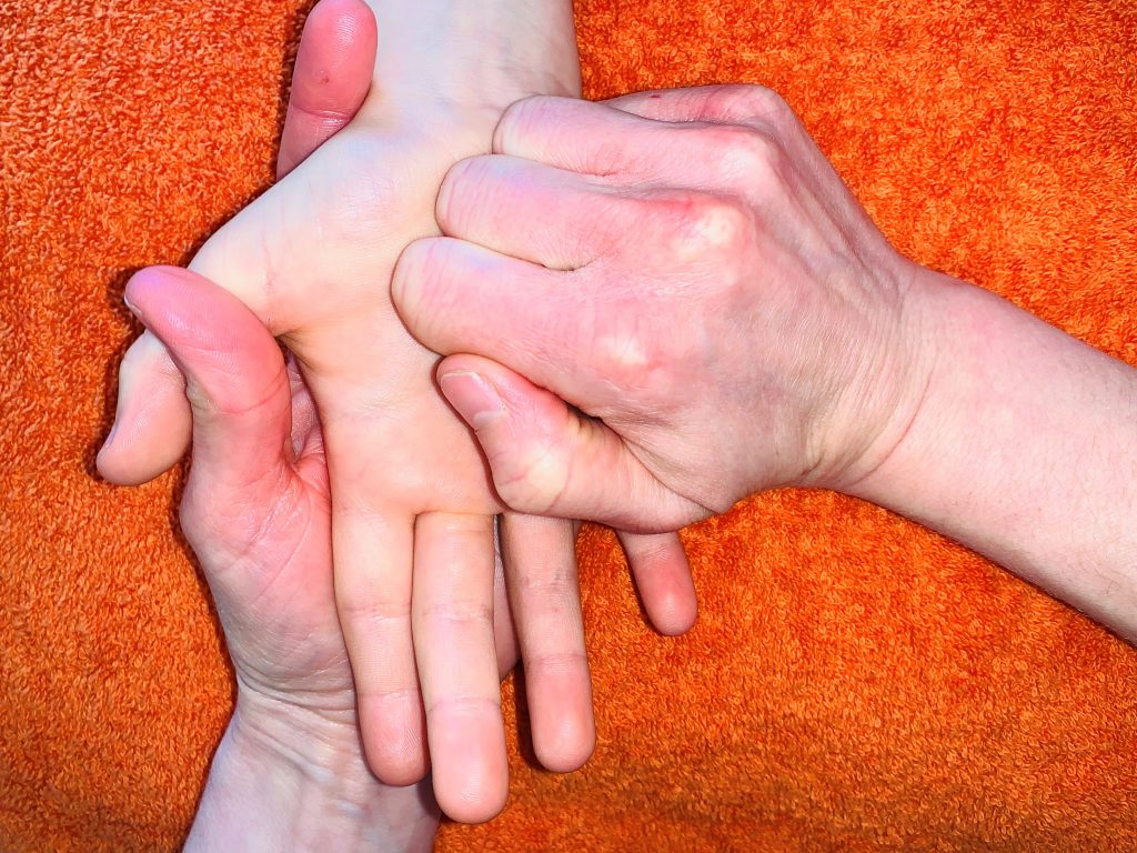 Hand reflexology