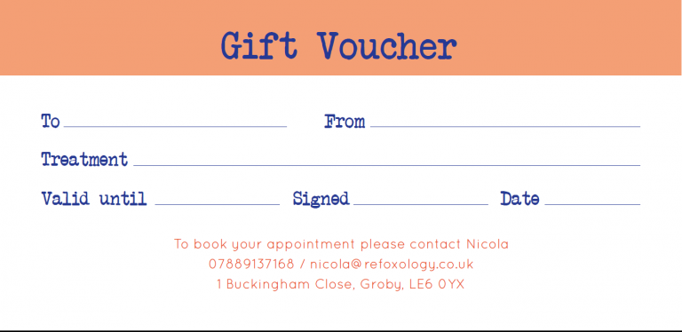 Reflexology Gift Voucher